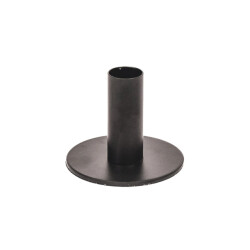 House Vitamin Candleholder basic metal black 8x8x6,5cm