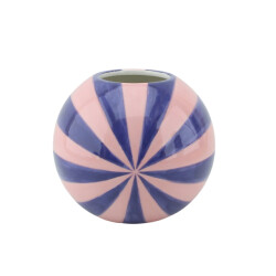 House Vitamin Vase flower vase swirl pink/violet- 20x20x17cm