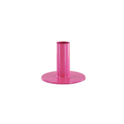 House Vitamin Candleholder basic metal pink 8x8x6,5cm