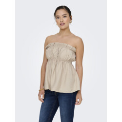 Only Onllino ruffle bandeau top wvn ox