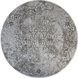 Muratap Brussels vintage buitenkleed – rond indoor & outdoor vloerkleed – tuinkleed,