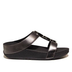 FitFlop Halo bead circle metallic tbar
