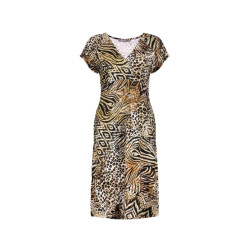 Geisha 57366-60 june dress v-neck short aop