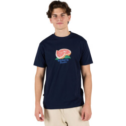 Wemoto Oranges tee navy blue
