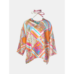 Mucho Gusto ® blouse seta multipatchwork elegance