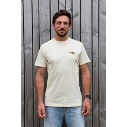 Kultivate Havana 297 bone white t-shirt fancy met backprint kultiv