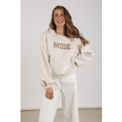 Nukus Nkf030172 muse pullover sand melange