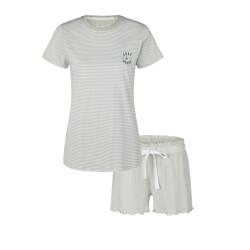 By Louise Dames korte pyjama set shortama gestreept