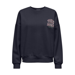 Only Onlrillo ls boxy o-neck cs swt navy