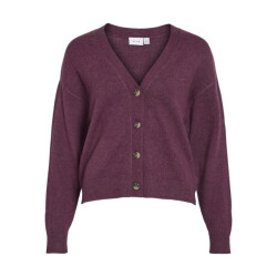 Vila Viril v-neck knit cardigan noos bordeaux