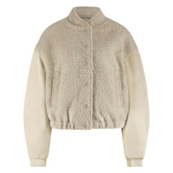Nukus Baltimore jacket satin zand