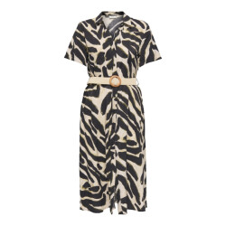 Jacqueline de Yong Jdyjasmine ss maxi belt dress wvn dessin