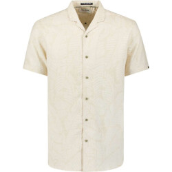 No Excess Shirt short sleeve revers collar le offwhite
