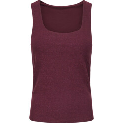 Only Onlea glitter s/l 2-ways top jrs noos chocolate tr