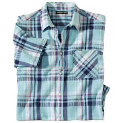 Atlas For Men Heren geruit wafeloverhemd