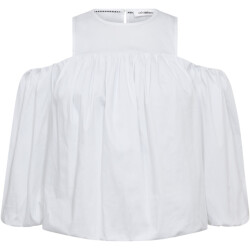 Co'Couture Sannacc balloon blouse white