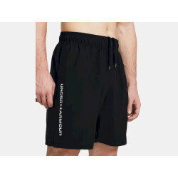 Under Armour ua woven wdmk shorts-blk sportbroek heren -