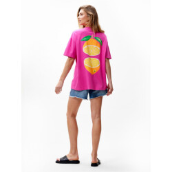 Catwalk Junkie T-shirt graphic orange
