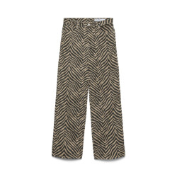 Vero Moda vmtessa hr wide stretch aop jeans n 10330128 silver mink