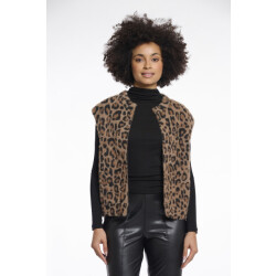 Rino & Pelle short waistcoat elona.5012511 8980 leopard