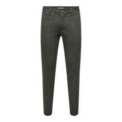 Only & Sons onsmark slim check 020960 pant 22034297 teak