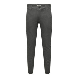 Only & Sons onsmark slim check 020960 pant 22034297 jet black