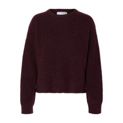 Selected Femme slfsia ras ls knit new o-neck noos 16098141 fig