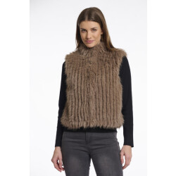 Rino & Pelle gilet with closure dava.7002511 10868 toffee