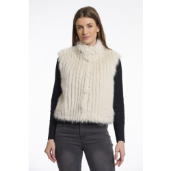 Rino & Pelle gilet with closure dava.7002511 9030 birch