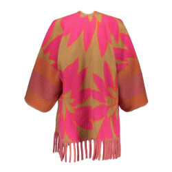 Geisha poncho flower 54546-20 735 /fuchsia
