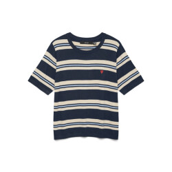 Vero Moda vmcarmelia ss o-neck pullover 10330825 navy blazer