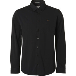 No Excess Shirt jersey stretch solid black