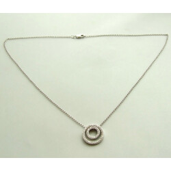 Christian Collier met diamanten hanger