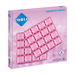 Coblo Magnetische basisplaten pastel 2 delig