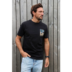 Kultivate Ts belle 2501040202 111 jet black  t-shirt fancy kultiv