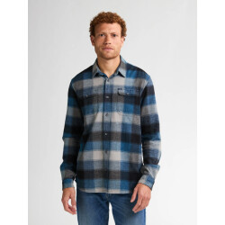 Petrol Industries Heren overshirt m-3050-sil417 519 indie blue