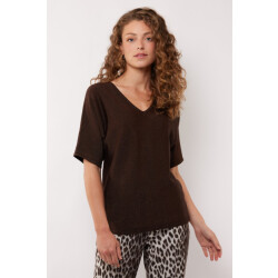 G-Maxx Edlin knit top##4; 514 dark chocola -