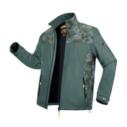 Atlas For Men Heren microfleece waterafstotend soft shell jasje