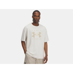 Under Armour ua m hw os branded ss-wht sport t-shirt korte mouw heren -