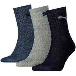 Puma Unisex adult logo crew sokken (set van 3)
