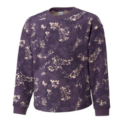 Puma Sweatshirt met alpha all-over print en ronde hals voor kinderen/kids