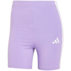Adidas Dames essentials 3 streepjes hoge taille biker shorts