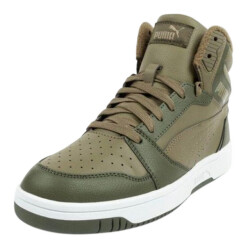Puma Dames rebound v6 ecologisch leren enkellaarsjes