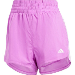 Adidas Dames pacer geweven 3 streep shorts hoog rijp