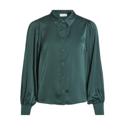 Vila Vienna ravenna ls balloon shirt noos donker