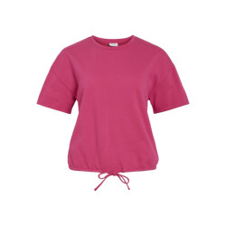 Vila Vifranne ss sweat top fuchsia