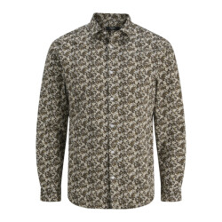 Jack & Jones Jprblablackpool stretch aop ls shirt sn dessin
