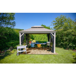 Sojag Paviljoen pergola messina 298x363 cm champagnekleurig