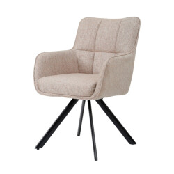Livingfurn eetkamerstoel tori salmon - set van 2