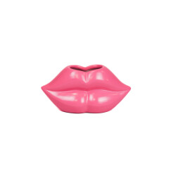 House Vitamin Pot lip ceramic neon pink 15,5x6,5x7,5cm